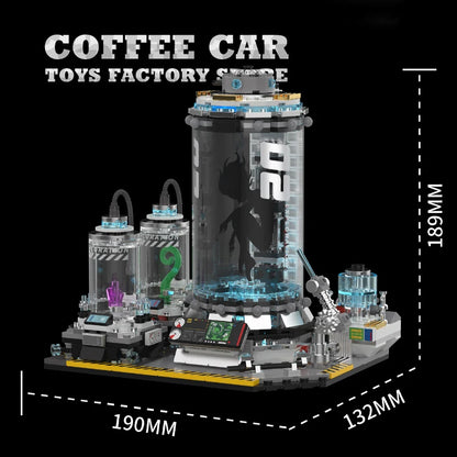 703Pcs Sci-Fi Robot Interstellar Cultivation Pod MOC Bricks Toys Space Extra-terrestrial Lab Building Blocks 3D Model Adult Gift