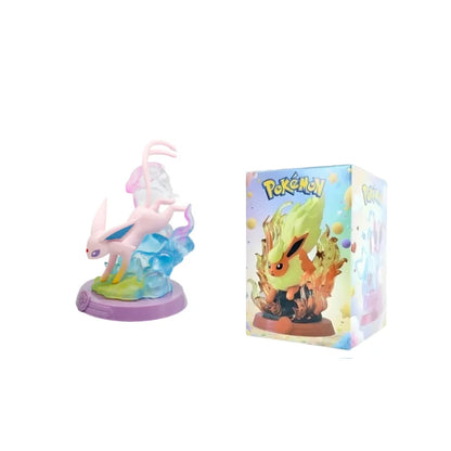 8 style Pokémon Action Doll Pikachu Adventure Eevee Blind Box Anime Model Desktop Decorations Pok é mon Toys Fans Birthday Gift