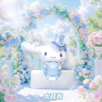 Hello Kitty  Romantic Wedding Series Blind Box Figurine Trendy Toys Century Wedding Series Anime Figures Mystery Box Dolls Gift