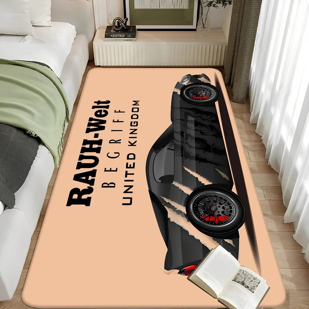 Tokyo JDM RWM Sports Car Carpet for Home Decor Floor Mat Living Room Rugs Bedroom Hallway Non-Slip Carpet Kitchen Rug Doormats