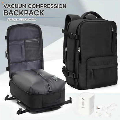 Easyjet Cabin Bag 45x36x20 Vacuum Travel Backpack, Hand Luggage Business Laptop Women Men Backpack Work Bag, Vacuum Storage Bags