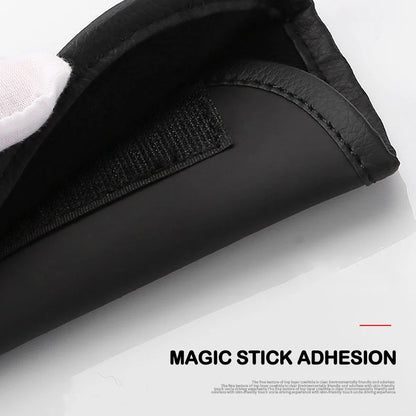 2Pcs Car Seat Belt Leather Safety Belt Shoulder Covers Interior For Fiat 500 500L 500S 500X 500C 500E 500L 500S 500X 500C 500E