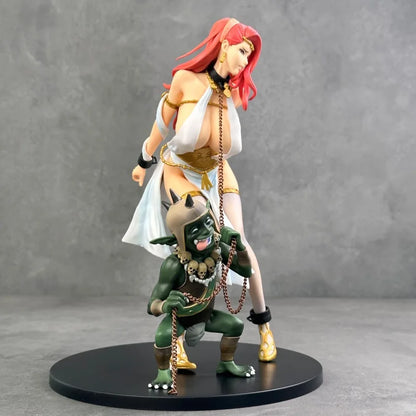 Goblin Slayer Captured Elven Queen Figure with Goblin Queen Anime Female Character Model for Desktop Collection Display Gift