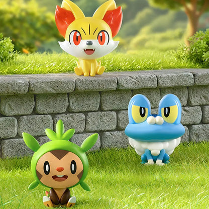Funism Hot Arrival Pokemon Blind Box 30th Anniversary First Partner Anime Character Model Toy Birthday Gift For Adult Collectors