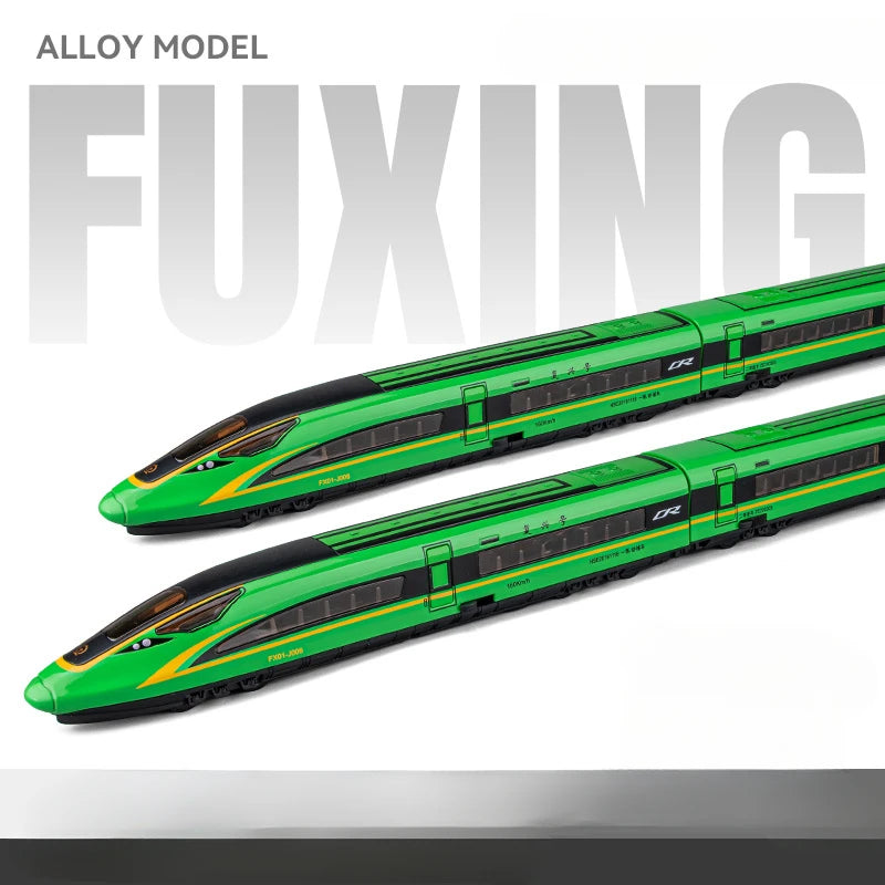 1/87 High Speed Railway Alloy Train Models Car Toys Magnetic Connect Doors Opened Train Model For Hobbyists Hobby Collections
