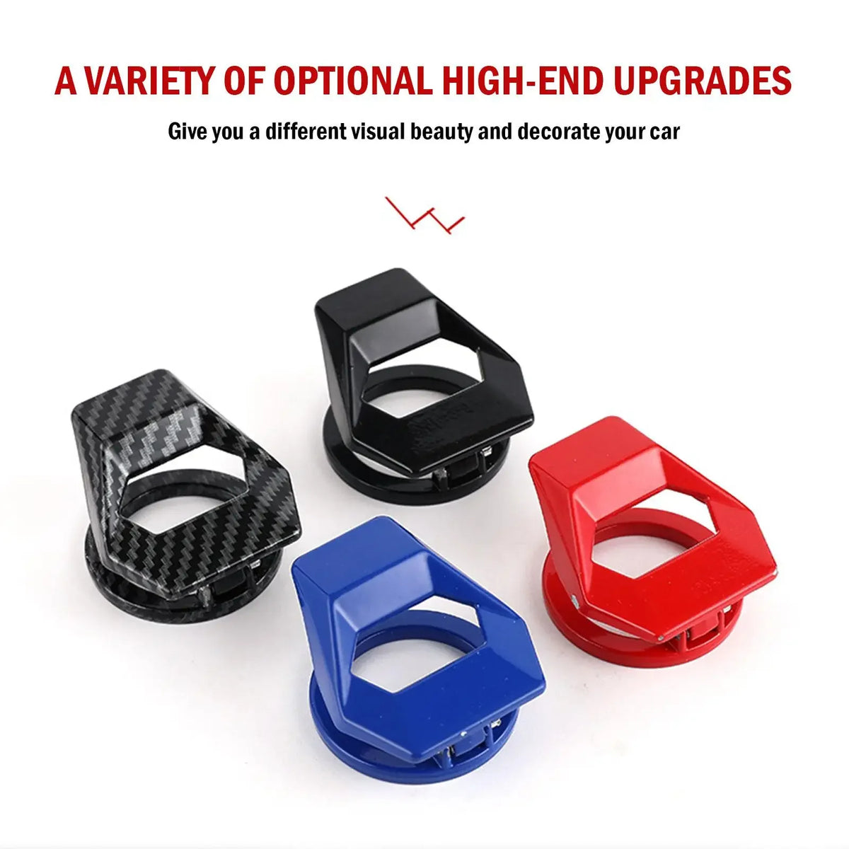 New universal car engine start stop switch button protective cover, anti scratch car interior design car product accessories