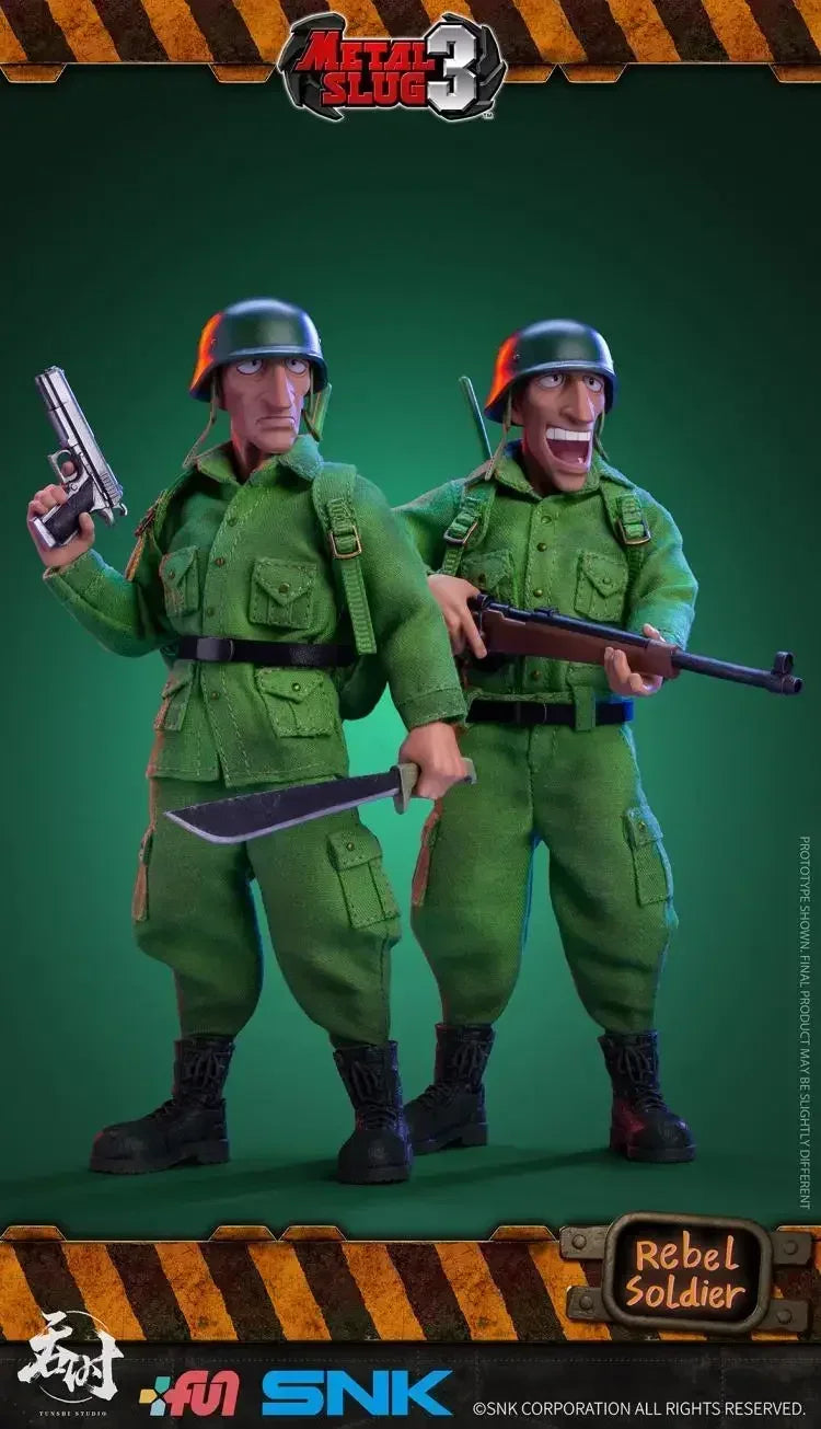 TUNSHI Studio Original SNK Model Official Metal Slug 3 Marco Tarma Clark Still RALF JONES Rebel Soldier 1/12 Action Figure Toy