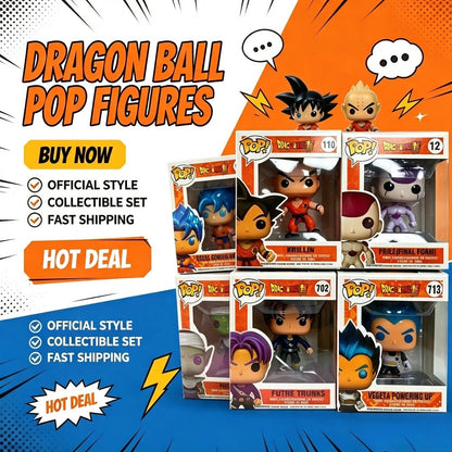 8 Styles Dragon Ball Funko POP Figures Goku Black Rose Piccolo Trunks Collectible Anime Desktop Decor Gift