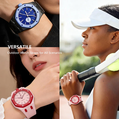 Bioceramic Bracelet Royal Pop Strap for swatch ,ceramic belt case,40mm Sport Wristband adapter