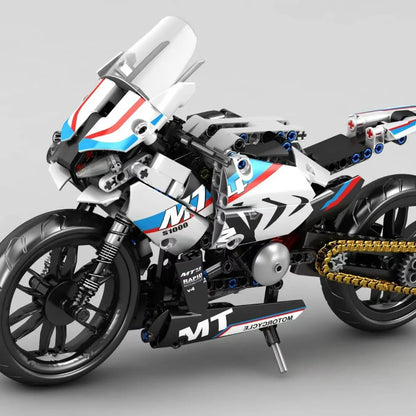 Technical Mini Building Blocks Model Mechanical Gifts Car Racing Speed Super Bricks Puzzle Adult Bricks Motorcycle Creative Kit
