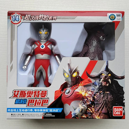 Bandai Original Ultraman TrigaTiga Galaxy Dynasel Vin Super Showdown Monster Golbadada Set Box Soft Plastic Doll Children's Gift