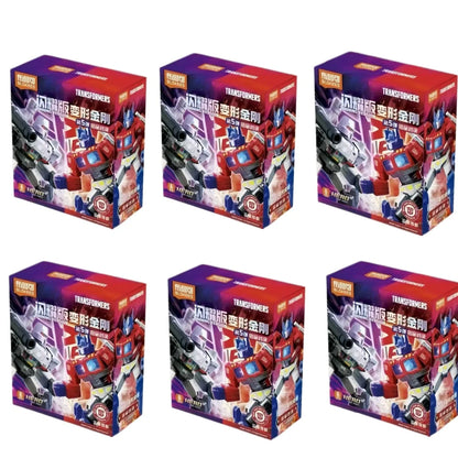 Blokees Transformers Shining 04 & 05 Eternal Rivalry Blind Box Assembled Model Kit Optimus Megatron Collectible Figurine Desk