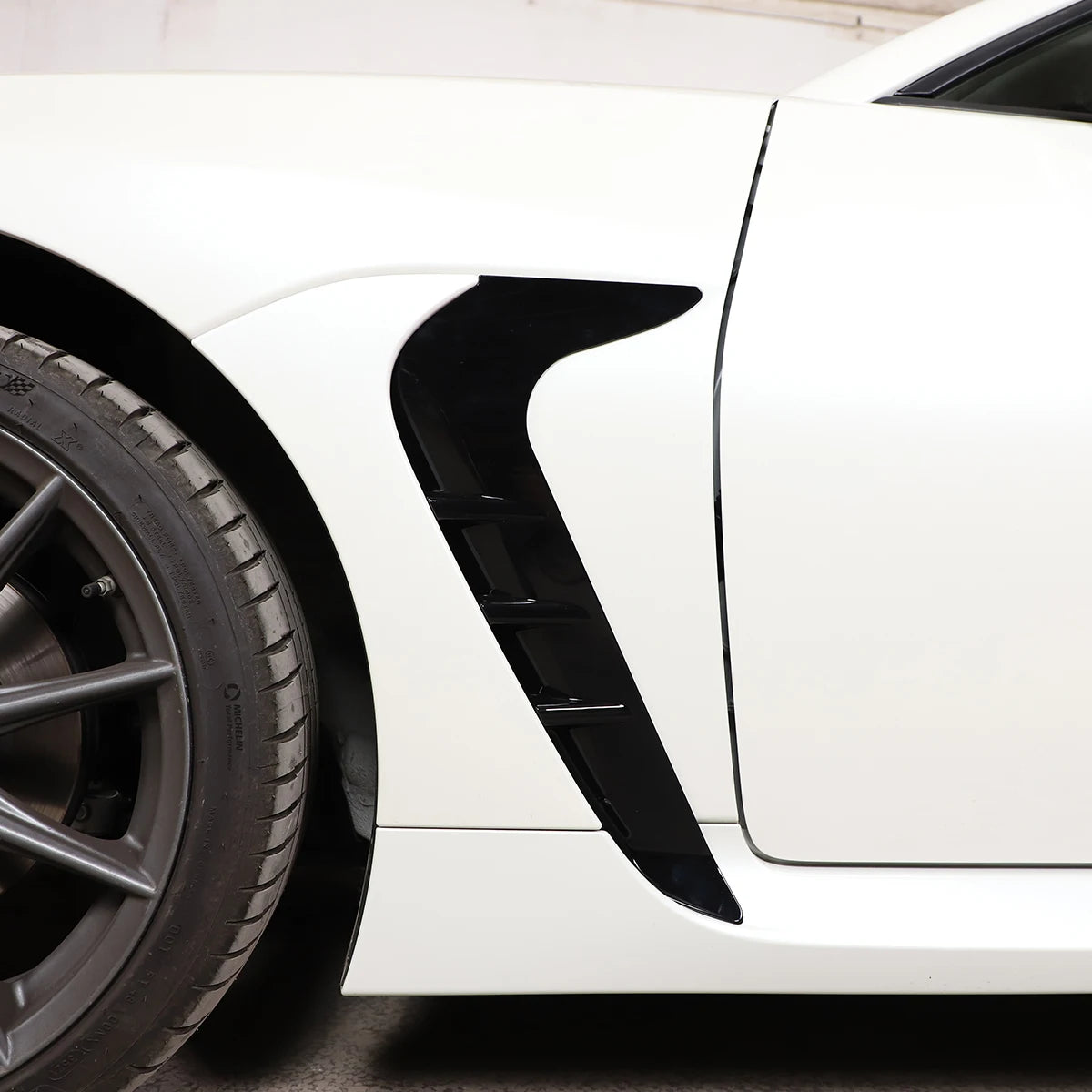For Subaru BRZ Toyota GR 86 2022-2026 ABS Matt Black Car Fender Side Air Vent Outlet Cover Trim Exterior Car Accessories