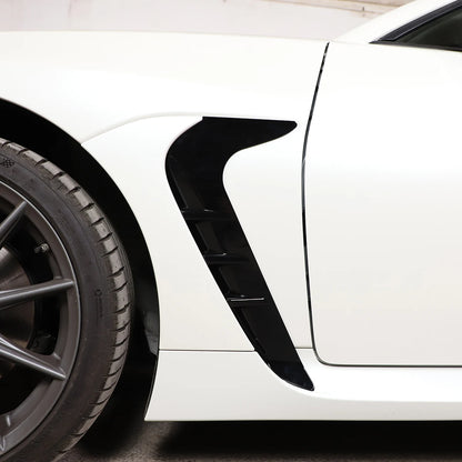 For Subaru BRZ Toyota GR 86 2022-2026 ABS Matt Black Car Fender Side Air Vent Outlet Cover Trim Exterior Car Accessories