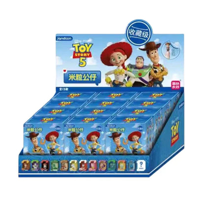 JANDOOM  Toy Story Stitch Mickey Mouse Winnie Zootopia Doraemon Action Figure Rice Grains Doll Model Blind Box Toys Modei Gifts