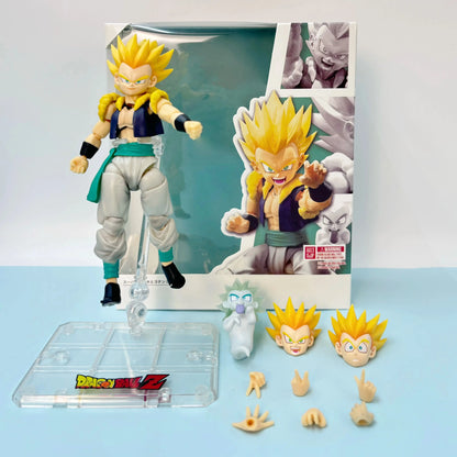 Bandai SHF Dragon Ball Super - Saiyan Beerus & Gotenks Action Figures Collectible Desktop Ornaments for Anime Fans