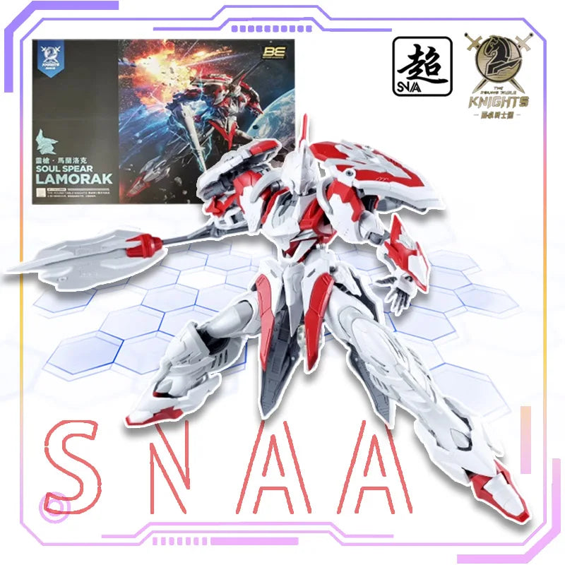 SNAA Original The Round Table Knights Series Parsival/Gowen/Grace/Tristan/Lancelot/Kai Assembly Model Toys  ModelGifts Fo Boys