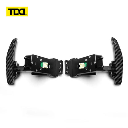 TDD Aluminum Alloy Magnetic Paddle Shifters For Porsche 718 Cayman GT4 991 Panamera 971 911 997 Steering Wheel Shift Paddle