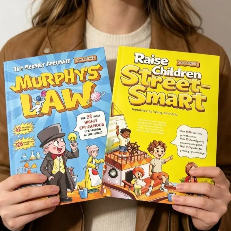 Murphy's Law Learning Book for Kids 8-12 Years Illustrated Fun Educational Concepts for Builds Resilience and A Growth Mindset