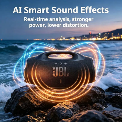 JBL Boombox 4 IP68 Waterproof Bluetooth Speaker Dustproof JBL Pro Sound AI Sound Boost Large Outdoor Party Stereo Audio Boombox4