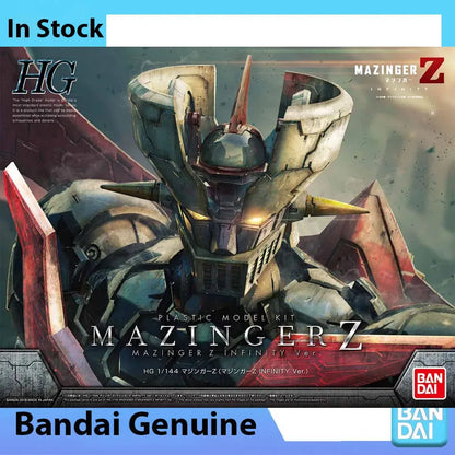 Bandai 100% Genuine Mazinger Z Infinity Model Kit HG 1/144 Mazinger Z Anime Action Figure Collection Assembly Model Toys Gifts