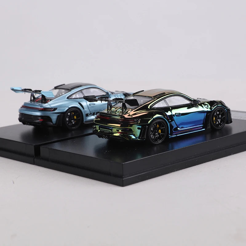 MJ 1:64  911 GT3 RS Die-cast alloy simulation car model toy