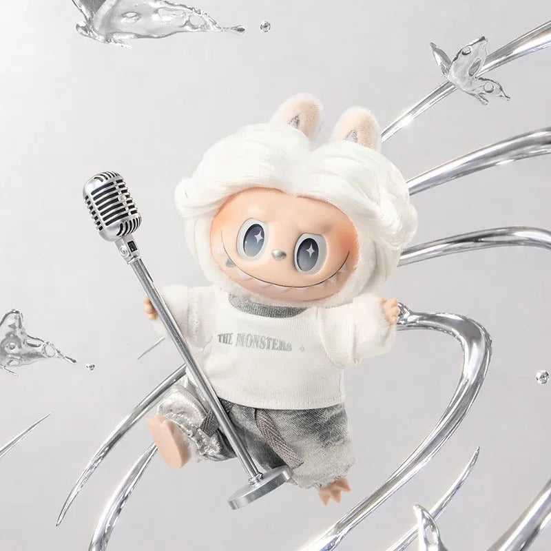 Genuine POP MART LABUBU THE MONSTERS Hair Salon Series Vinyl Plush Bind Box Pendant Ornament Collection Cute Toys Gift