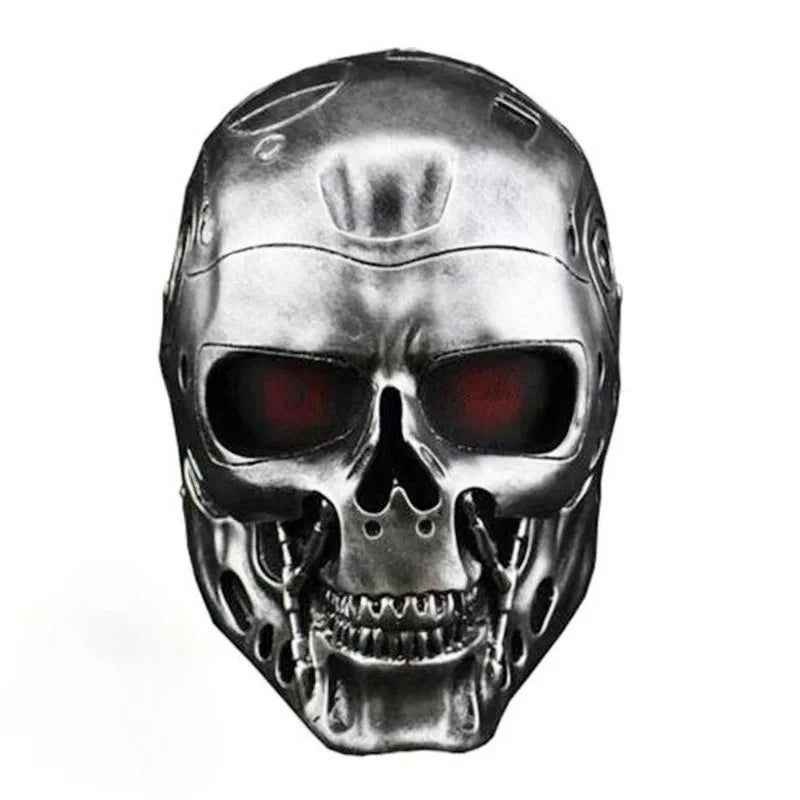Terminator Mask Terminator Cosplays Mask CS Full Face Protective Mask Skull MaskHalloween Haunted House Decoration Props