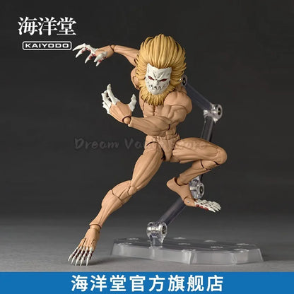In Stock KAIYODO Amazing Yamaguchi Revoltech Attack on Titan Jaw Titan Action Figure Toy Model Gift