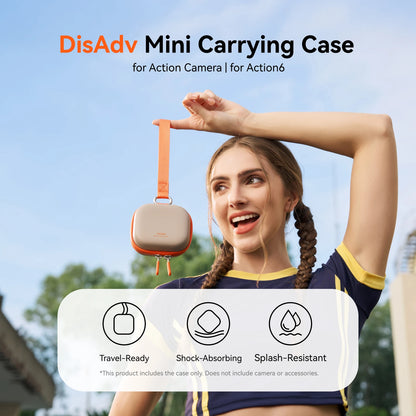 TELESIN DisAdv Mini Storage Protection Bag Carrying Case for DJI OSMO Action 6 5pro 4 3 GoPro Hero Insta 360 Ace Ace pro 2