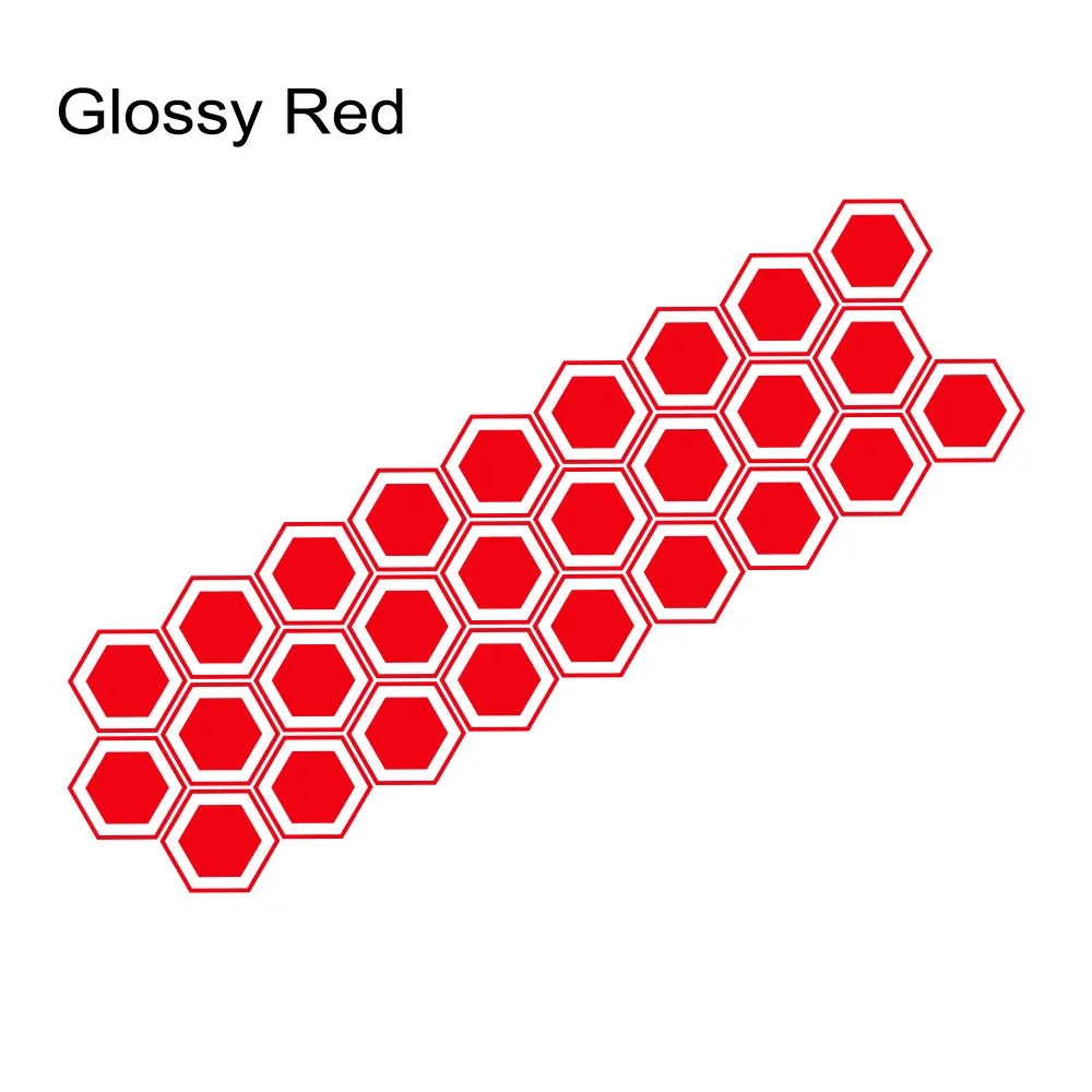 Honeycomb Hexagonal Graphics Car Vinyl Decal Car Body Side Sticker Waterproof Modification Decoration Auto Tuning Accessories