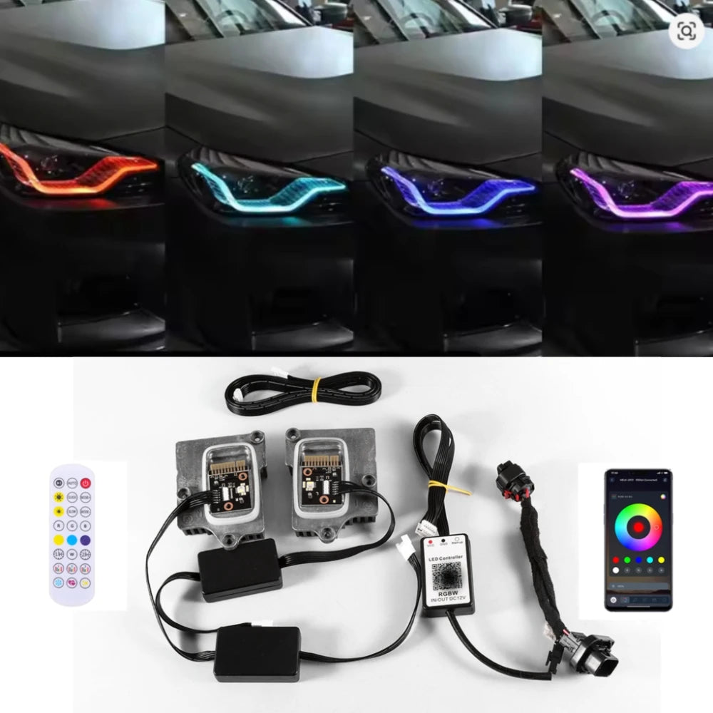 RGBW For BMW M2 G87 G42 2 Series RGB multicolor LED Boards DRL Module daytime running lights 2023-2025