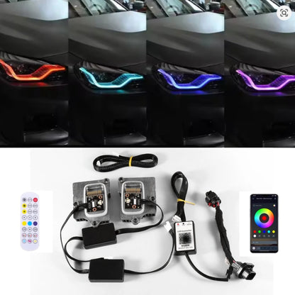 RGBW For BMW M2 G87 G42 2 Series RGB multicolor LED Boards DRL Module daytime running lights 2023-2025