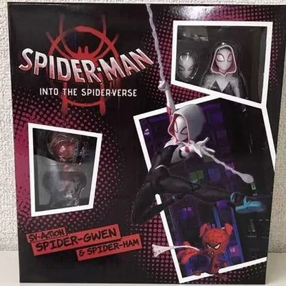 Marvel Legends In Stock Miles Morales Spiderman Action Figure Spider Verse Shf Anime Statue Collectible Toy For Adult Collection
