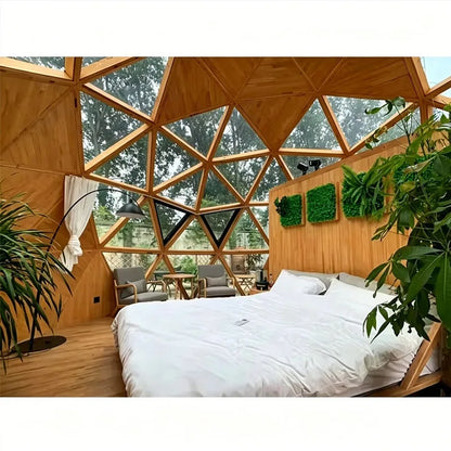 Bubble Dome House Geodesic Glamping Tent for Airbnb Resort Stargazing Outdoor Camping Customizable