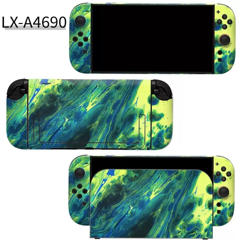 Colorful Sticker Skin for Nintendo Switch 2 NS Console Dock Charger Stand Holder Joy-con Controller Vinyl