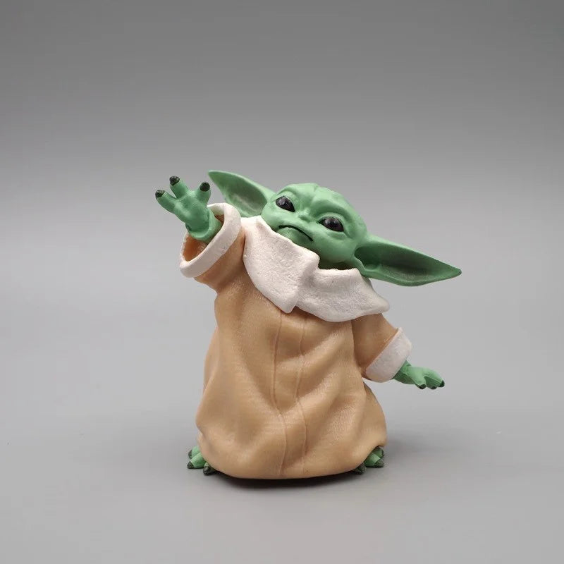 Anime Wars Yoda Baby Anime Movable Action Figure Kawaii Model Desktop Decoration Trendy Toys Festival Surprise Gifts For Fans