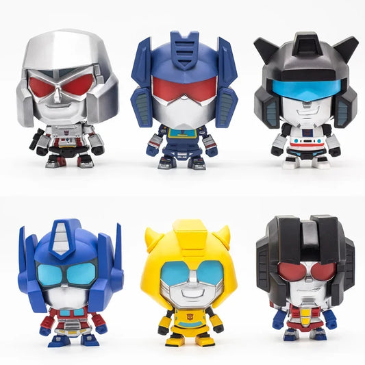Transformers Action Figure Ornaments Optimus Prime Starscream Megatron Bumblebee Jazz Collection Birthday Gifts