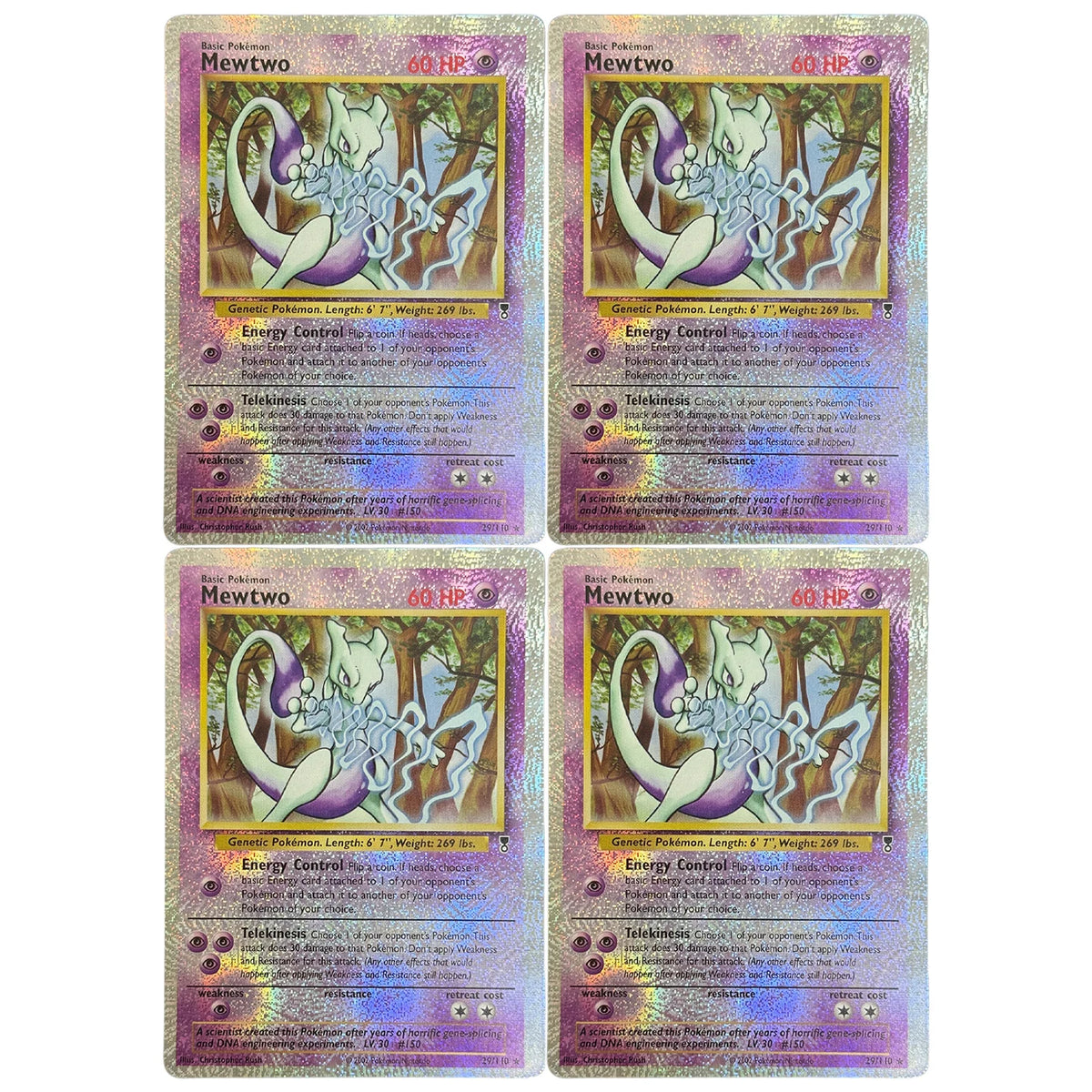 TCG English Mewtwo Collection Card Legendary Collection 29/110 #29 Reverse Holo Card Diy Proxy