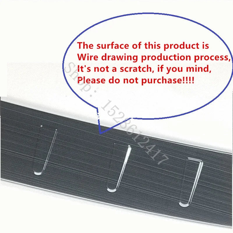 For PORSCHE Cayenne 2011 2012~2014 stainless steel Trunk Rear guard Tread Plate Rear Bumper Protector Sill Car accessories