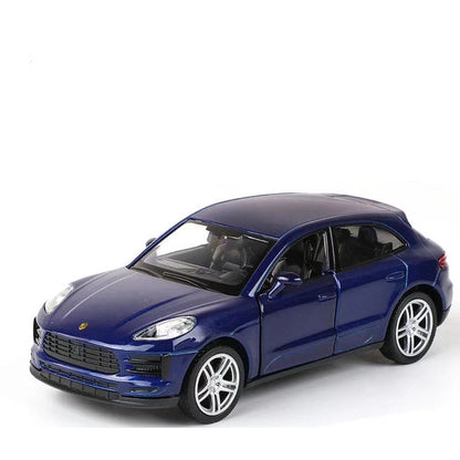 1:36 MACAN SUV High Simulation Alloy Diecast Car Model Toy With Pull Back For Children Gifts Toy Collection F244