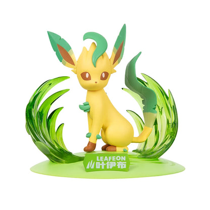 Anime Pokemon Sylveon Leafeon Glaceon Figurine Original Funism Genuine Action Figures Collection Model Ornaments Toys Gifts