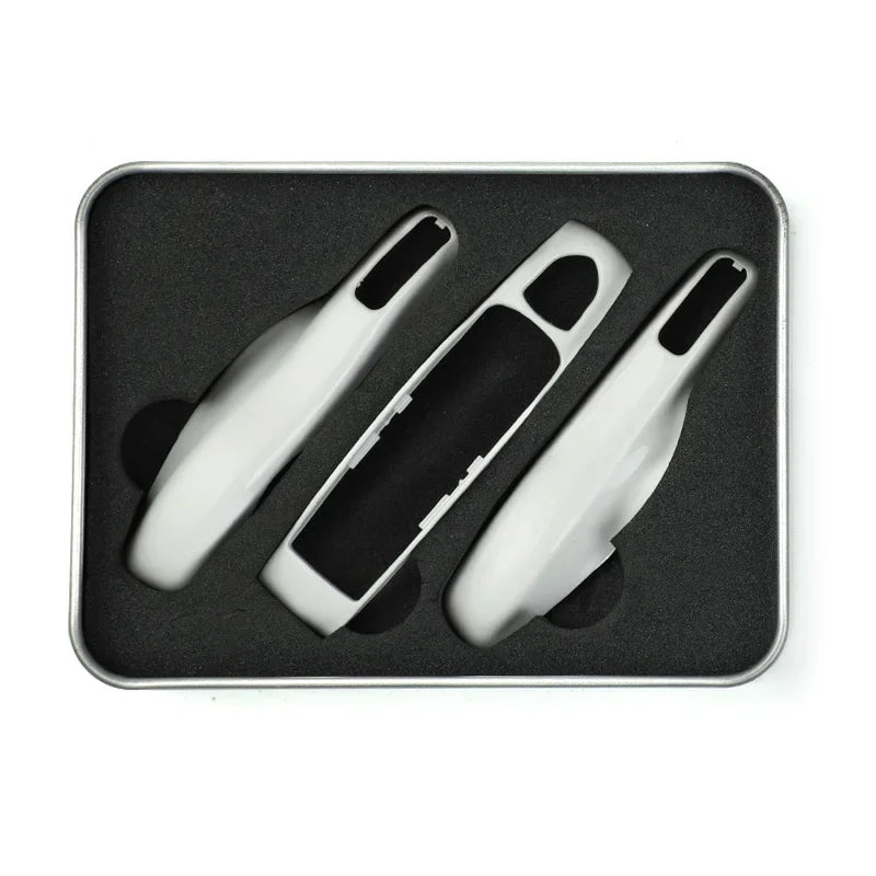 Car Smart Remote Key Case Fob Covers Set Shell For Porsche Panamera Spyder Carrera Macan Boxster Cayman Cayenne 911 970 981 991