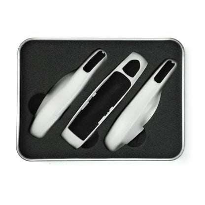 Car Smart Remote Key Case Fob Covers Set Shell For Porsche Panamera Spyder Carrera Macan Boxster Cayman Cayenne 911 970 981 991