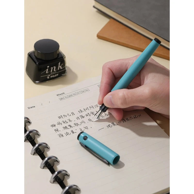 Japan PILOT Fountain Pen M/F Alloy Nib Ergonomic Grip F/M Nib Calligraphy Pens Luxury Daily Writing Drawing Signature Stationery