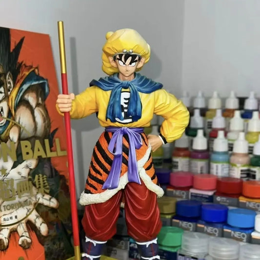 JJ Studio Dragon Ball Anime Figures Goku Figure 32cm Budokai Kakarotto GK Figurine Statue Custom Collection Model Gift Toys