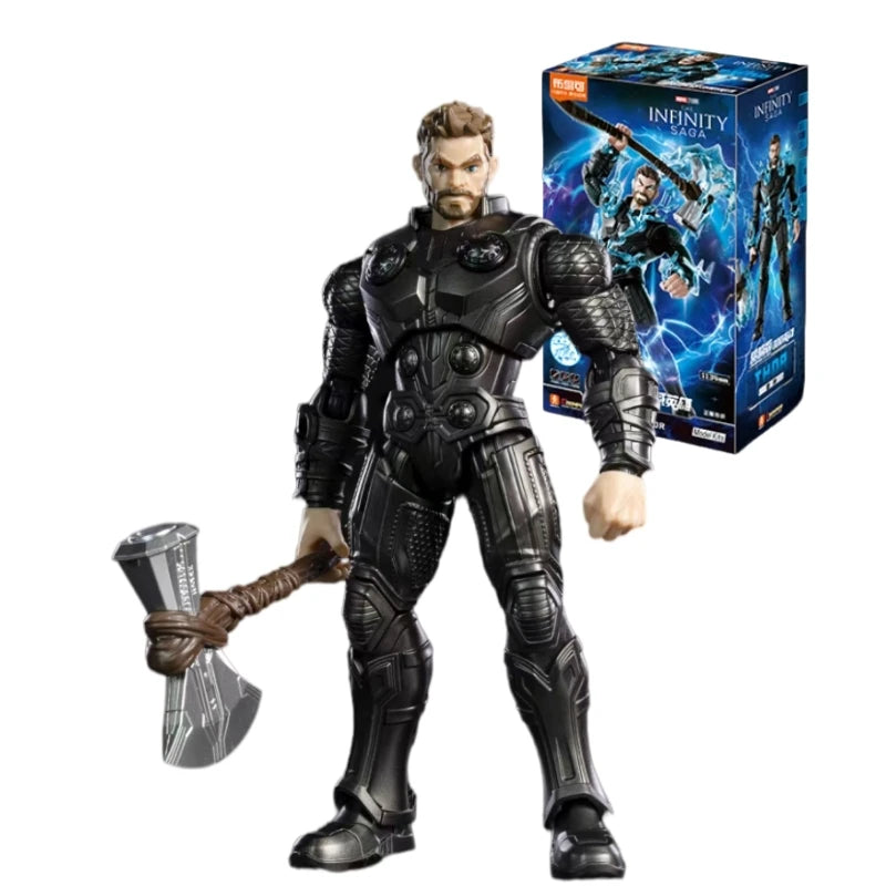 BLOKEES Marvel Building Blocks Champion Class Toy Spider-Man Rocket Raccoon Marc Spector Venom Assembly Model Ornament Gift