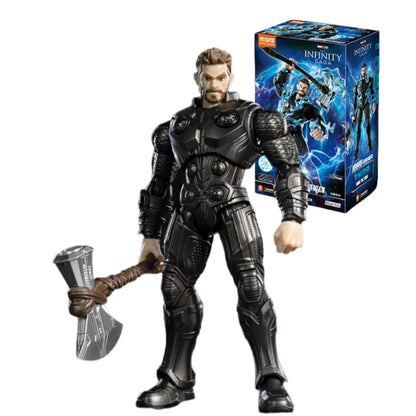 BLOKEES Marvel Building Blocks Champion Class Toy Spider-Man Rocket Raccoon Marc Spector Venom Assembly Model Ornament Gift