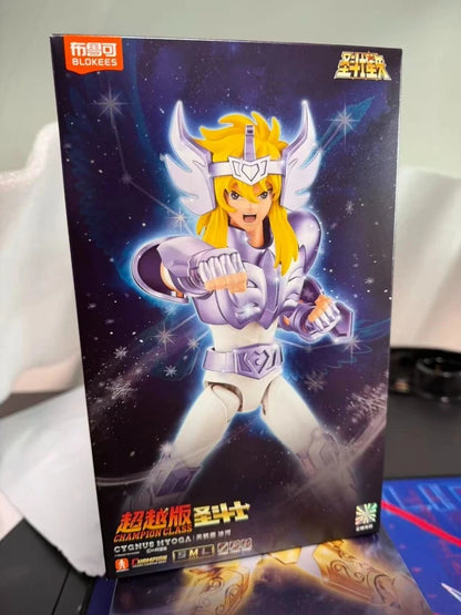 Original BLOKEES Saint Seiya Second Bullet Gemini Dragon Capricorn Sagittarius Action Figure Anime Toys Christmas Gift in Stock