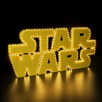 LYBMTWF LED Lighting Kit Compatible with Lego 75407 Star Wars Logo  (NOT Include The Model Bricks)